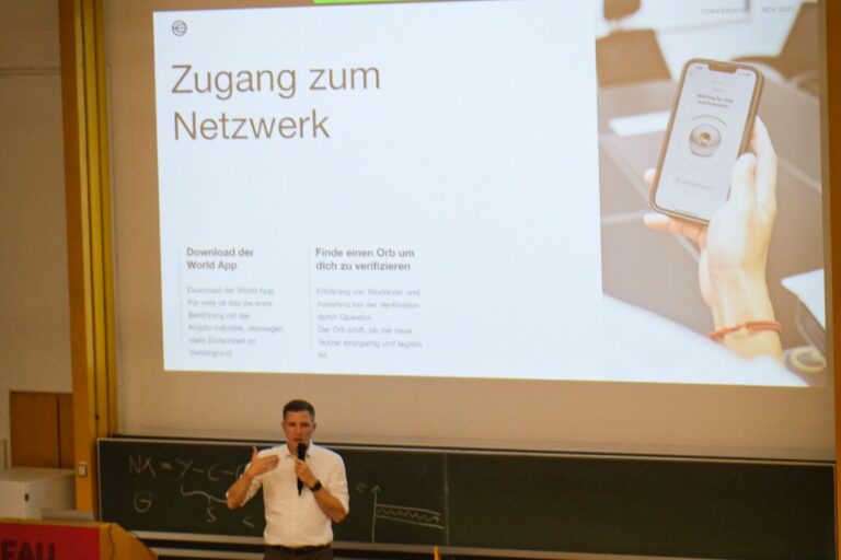 Guest lecture “Worldcoin – Humanness in the age of AI” by Fabian Bodensteiner (ToolsForHumanity)
