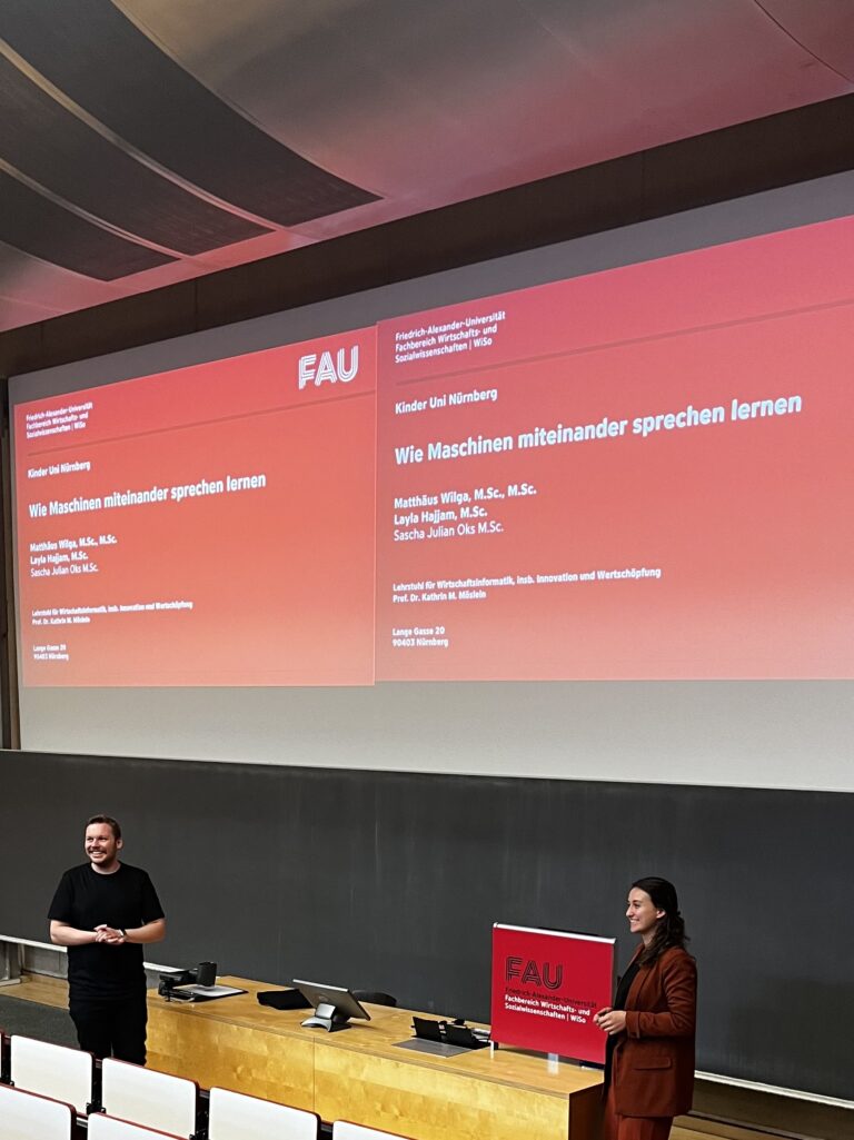 FAU Wi1 represented at KinderUni Nürnberg